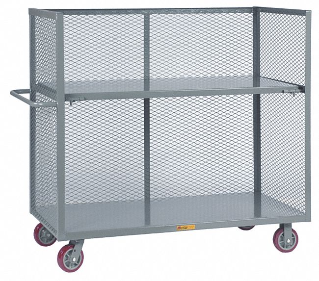 Bulk Storage Cart 60x30 w/Drop Shelf