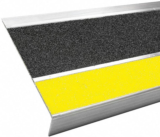 Stair Tread Cover Black 60in W Aluminum
