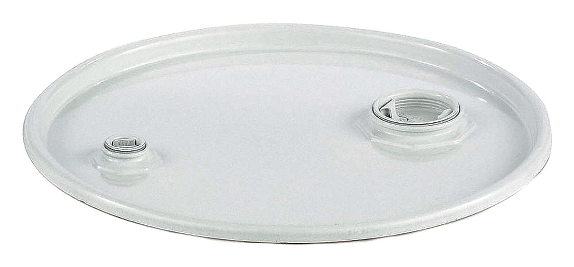Drum Cover White Steel 14.25 in L