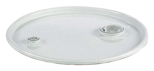 Drum Cover White Steel 5 to 16 gal