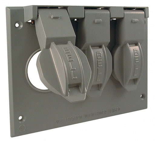 Weatherproof Cover Metallic 4-17/32 In.H
