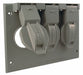 Weatherproof Cover Metallic 4-17/32 In.H