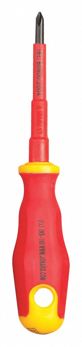 Insulatd Screwdriver Phillips #1x3 Rnd
