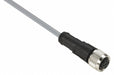Cordset 16.4 ft Gray 250VAC/300VDC