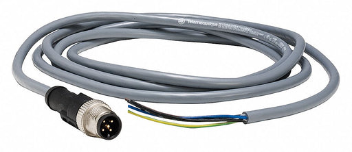 Cordset 6.56 ft Gray 250VAC/300VDC