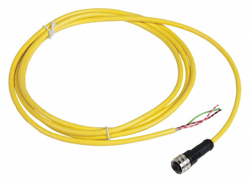 Cordset 6.56 ft Yellow 250VAC/300VDC