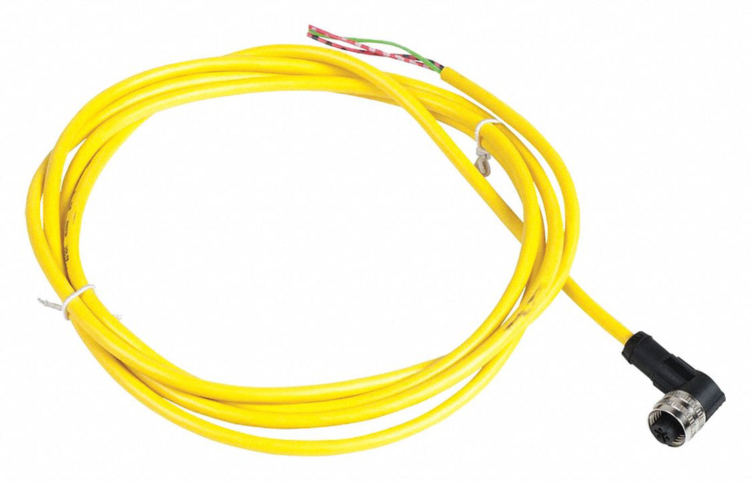 Cordset 6.56 ft Yellow 250VAC/300VDC