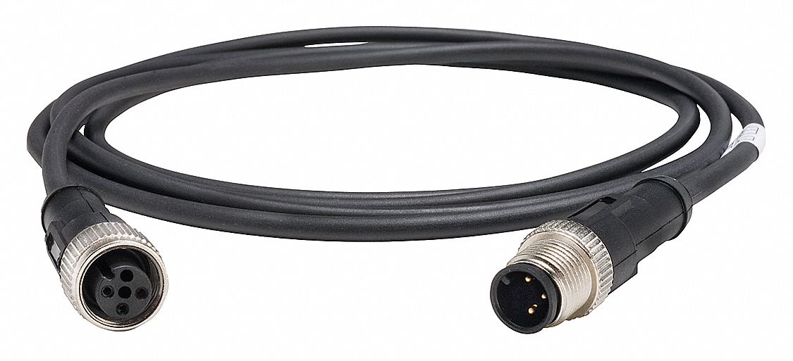 Cordset 6.56 ft Black 250VAC/300VDC