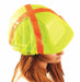 Hard Hat Cover Polyester Mesh Yellow
