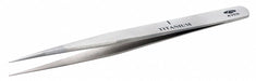 Tweezers Titanium Relieved 4 1/2 L