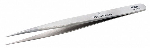 Tweezers Titanium Relieved 4 1/2 L