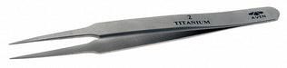 Tweezers Titanium Relieved 4 1/2 L