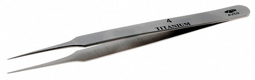 Tweezers Titanium Relieved 4 1/4 L