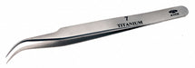 Tweezers Titanium Curved 4 3/4 L