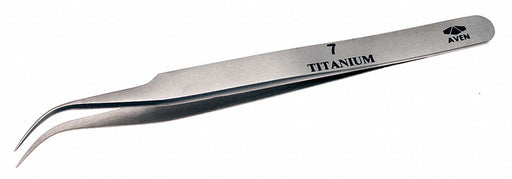 Tweezers Titanium Curved 4 3/4 L