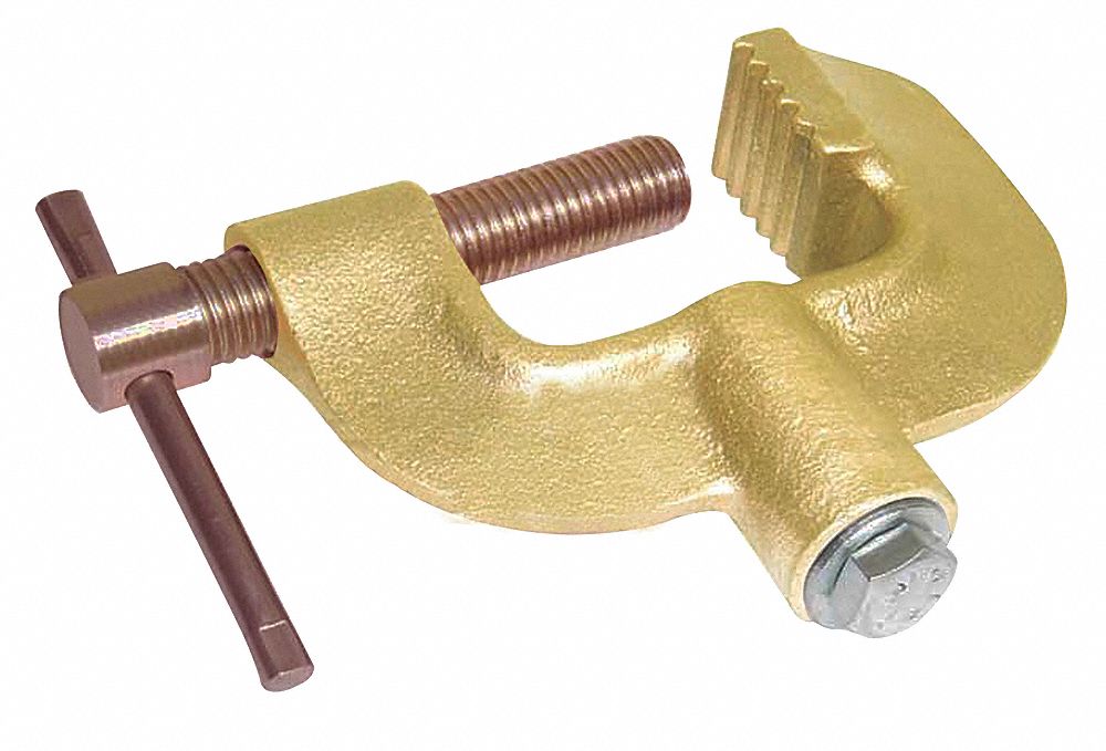 Ground Clamp 1/0 to 3/0 AWG Brass