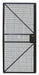 Wire Mchn Grd Door 84 inx36 in Blk