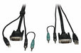 KVM Switch Cable Kit Male 6 ft H