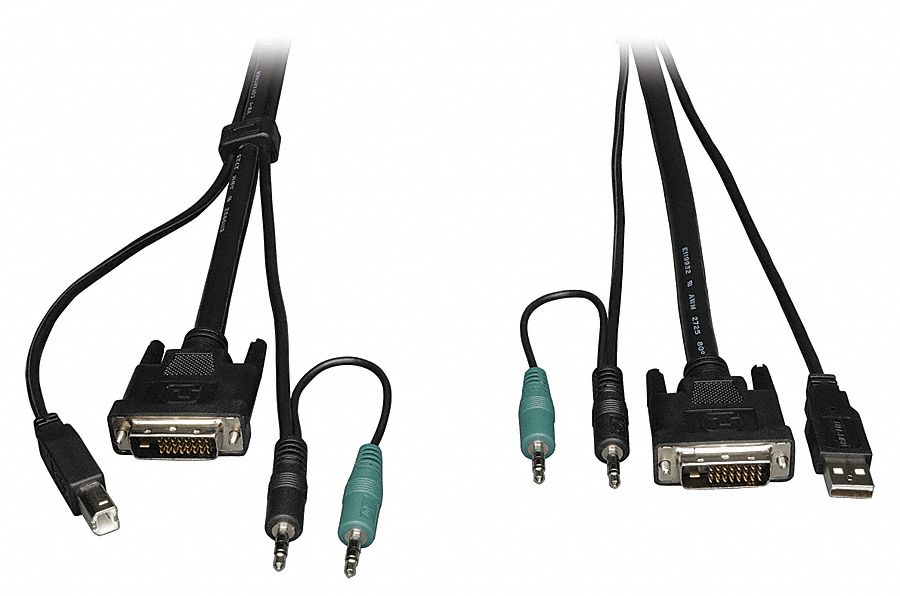 KVM Switch Cable Kit Male 6 ft H