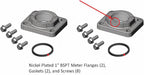 Meter/Flange Kit 1 In BSPT Nickel