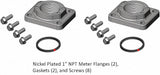 Meter/Flange Kit 1 In NPT Nickel