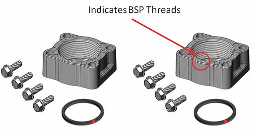 Meter/Flange Kit 1-1/2 In BSPT Nickel