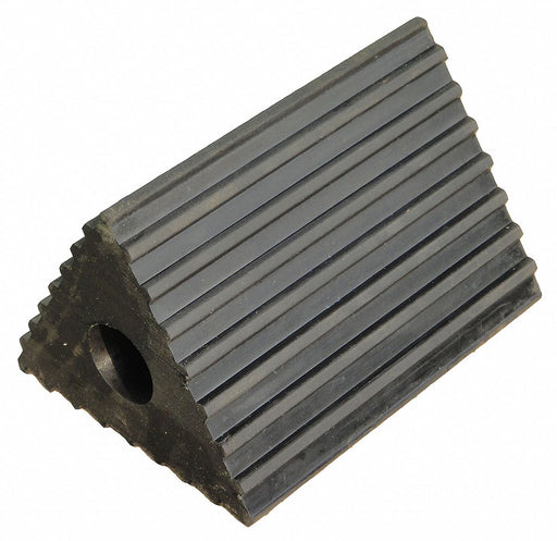Wheel Chock Rubber W 6-1/2 In H 4-1/2 In