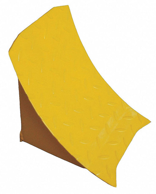 Wheel Chock Steel W 7-5/8 In H 9 In