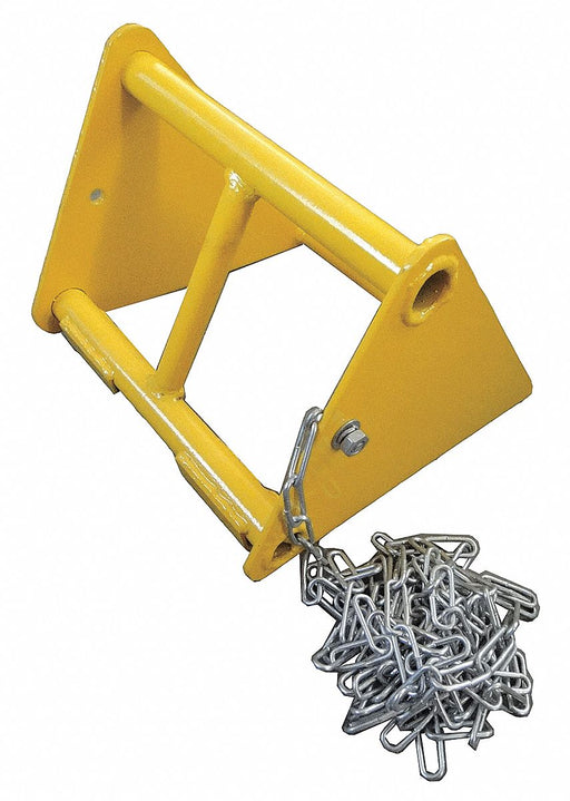 Wheel Chock Steel W 10-1/2 In H 7-1/2 In