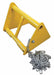 Wheel Chock Steel W 10-1/2 In H 7-1/2 In