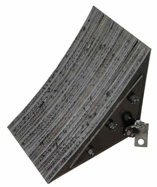Wheel Chock Rubber W 11-1/8 In H 13-3/4