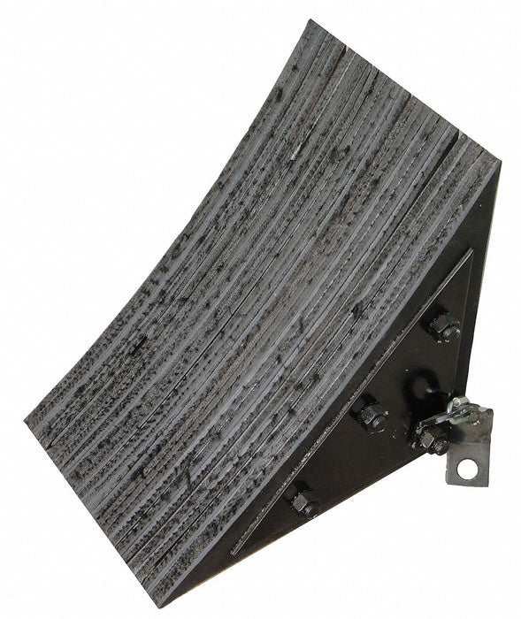 Wheel Chock Rubber W 11-1/8 In H 13-3/4