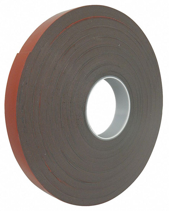Foam Tape Gray 36 yd L 1 in W