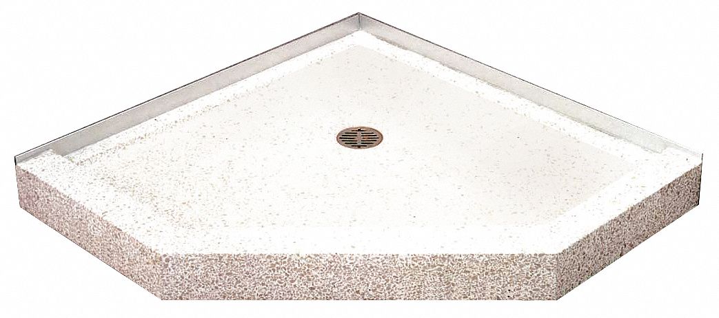 Shower Base Neo-Angle 36 in x 36 in Tan