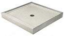 Shower Base Square 36 in x 36 in Tan