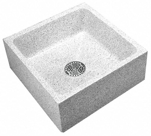 Mop Sink Square Tan 10 in H 24 in W