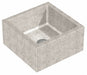 Mop Sink Square Tan 12 in H 24 in W