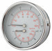 Boiler Gauge Round 0-100 psi 80 to 320F