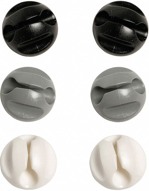 Cable Base Top Black/White/Grey PK6