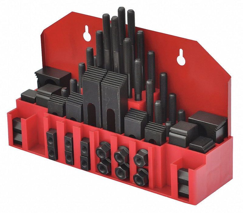 Clamping Kit 3/8 T-Slot 5/16-18Stud 54pc