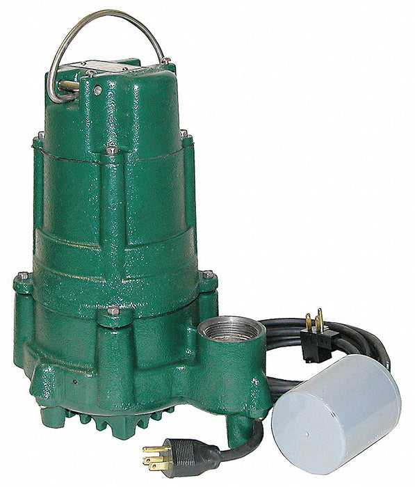 SubmersibleSumpPump 20ft 12A 1hp 115VAC