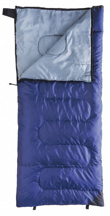 Sleeping Bag Blue Polyester 3 lb 40F