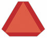 Placard 16inx14in Plastic Orange/Red