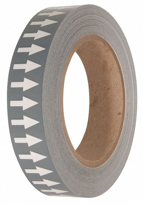 Arrow Tape Gray 1in W 108ft Roll L