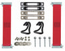 Tie Down Strap Kit E-Track Red