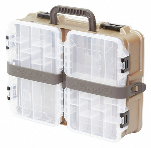CompartmentBox 12inW 15.5inL Beige/Brown