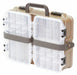CompartmentBox 12inW 15.5inL Beige/Brown