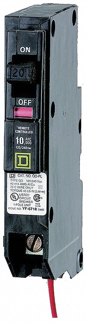 Circuit Breaker 20A Plug In 120/240V 1P