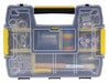 CmprtmntBox 8.5inW 11.5inL Clear/Blk/Ylw