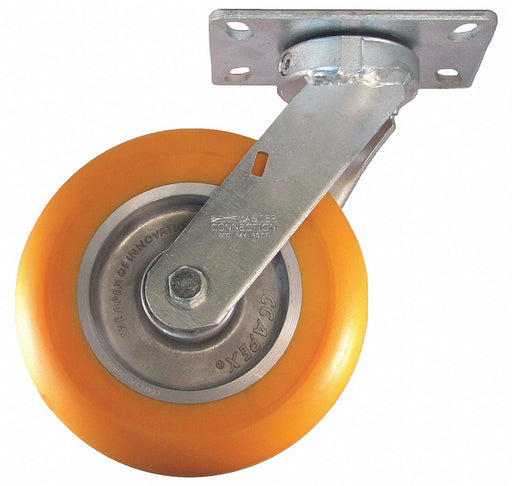 PlateCaster Swivel Polyurethane 10 1/8 H